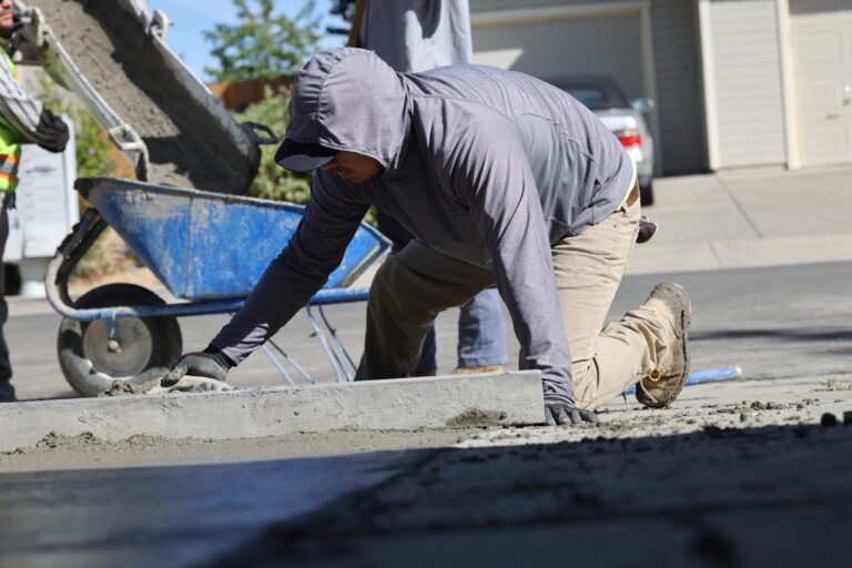 Great Basin Concrete staff doing concrete