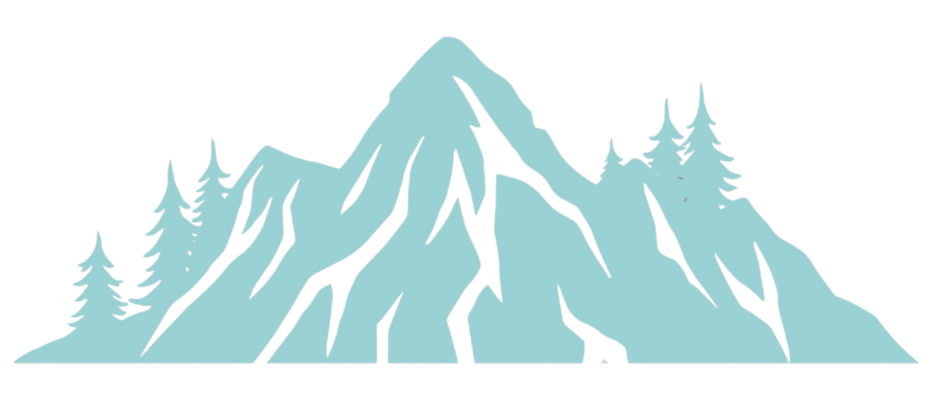 Faded Great Basin Concrete Mountain logo