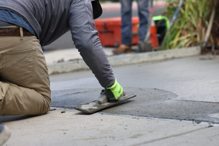 Concrete work being done by Great Basin Concrete