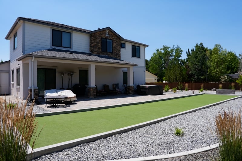 Boccee Ball Court designed and made by Great Basin Concrete